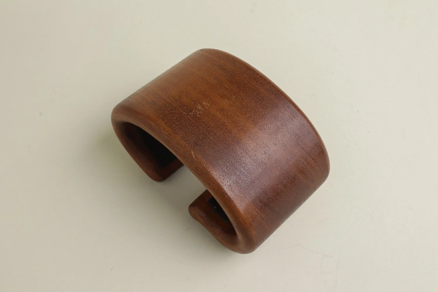 Vintage 1970s handmade walnut puzzle trinket box, likely created by artist Richard Rothbard.