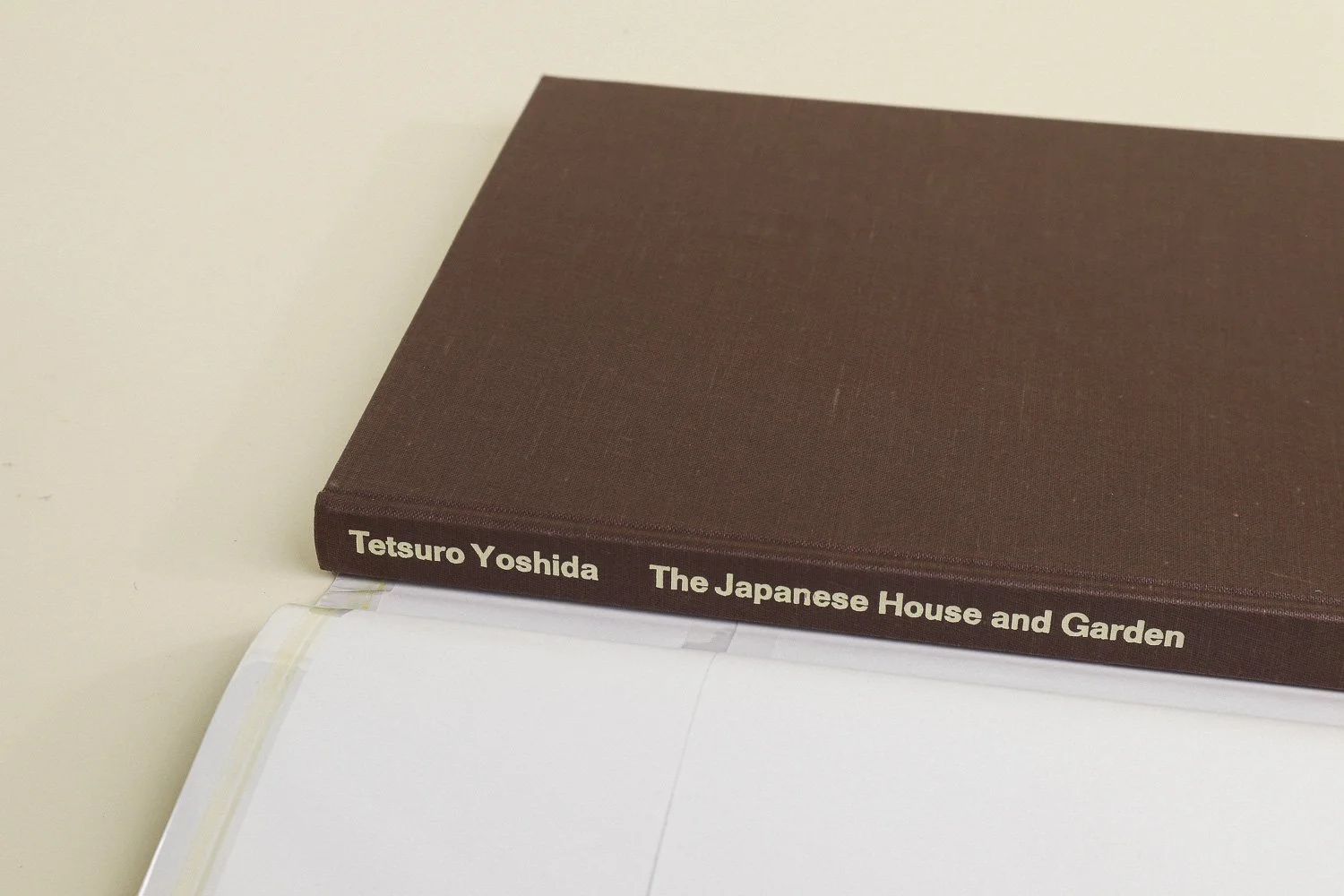 Vintage hardcover copy of The Japanese House and Garden by Tetsuro Yoshida. First published in 1955 by Praeger Publishers, this is the revised edition from 1969.