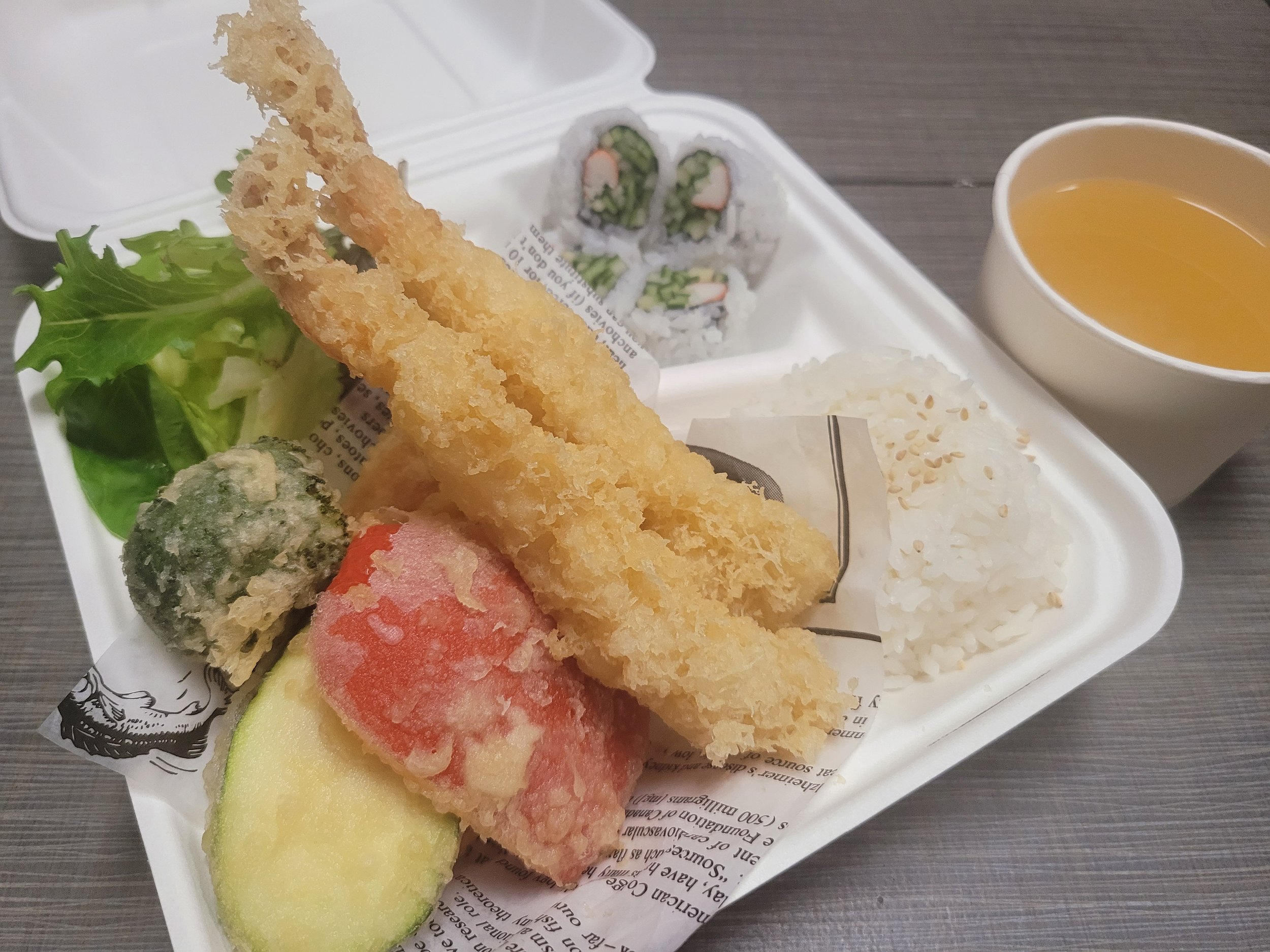 Tempura-bento