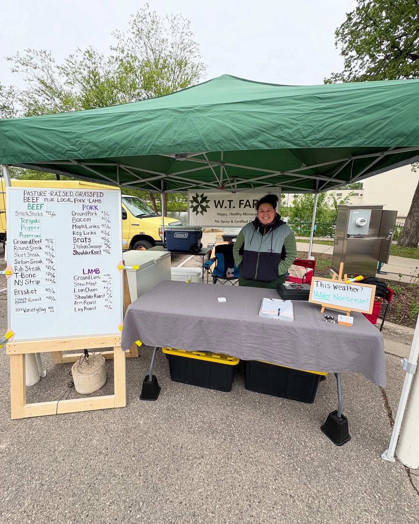 It&rsquo;s Market Day!!! Come say hi at @riverwalkmarketfair and get your beef, pork, and lamb!