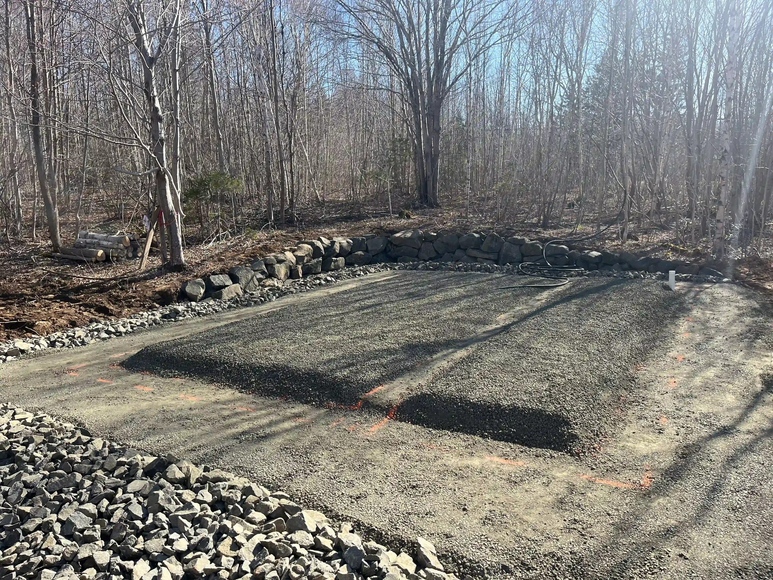 Engineered Slab Foundation Preparation Residential Excavation Project in Nova Scotia