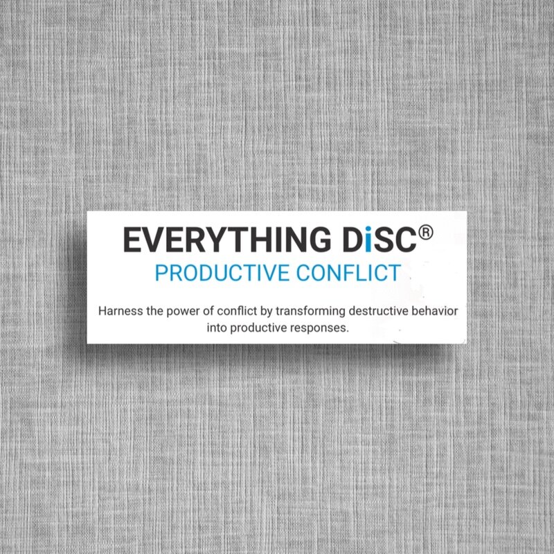 Everything DiSC Productive Conflict