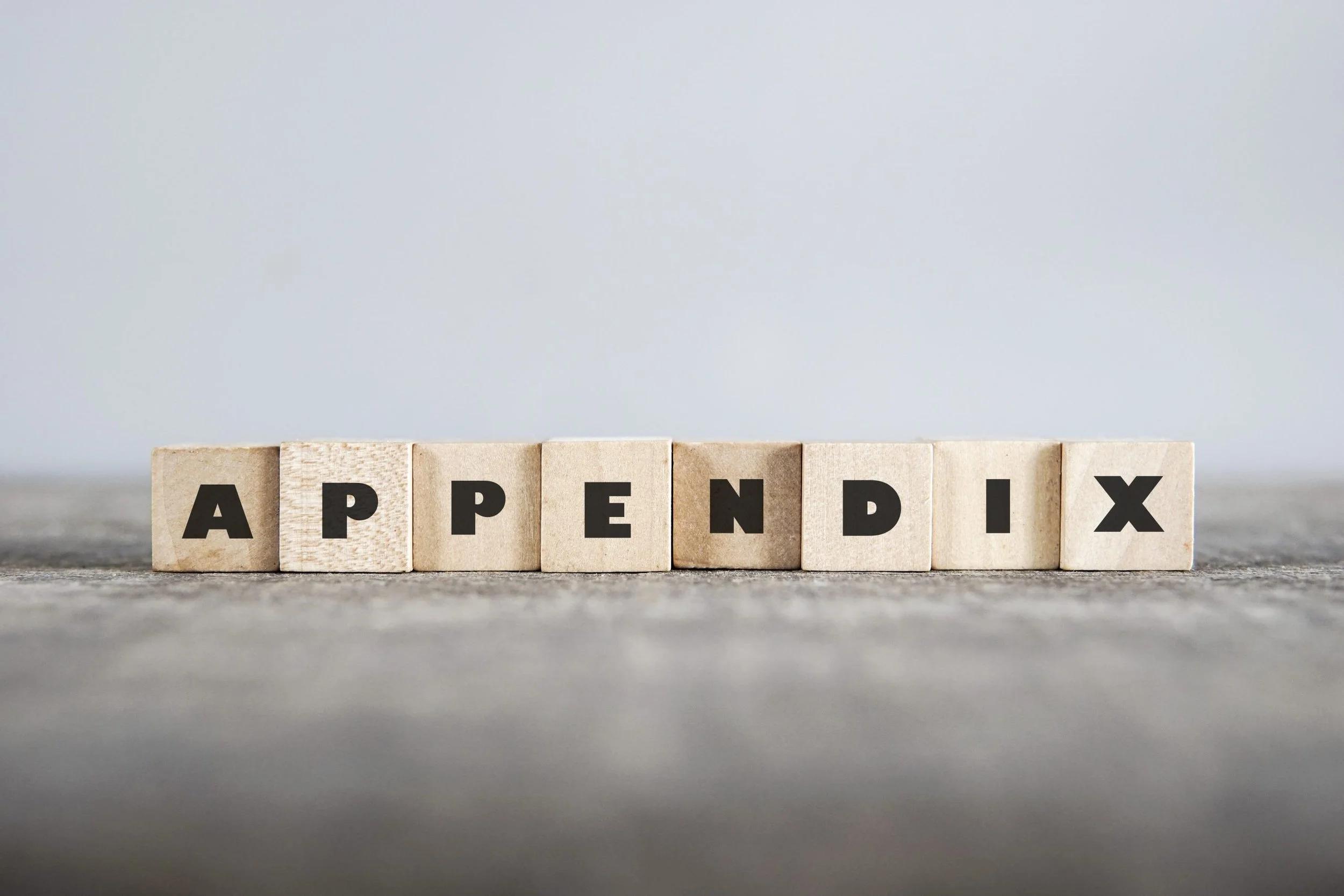 Appendix to Legal Brief or Exhibits