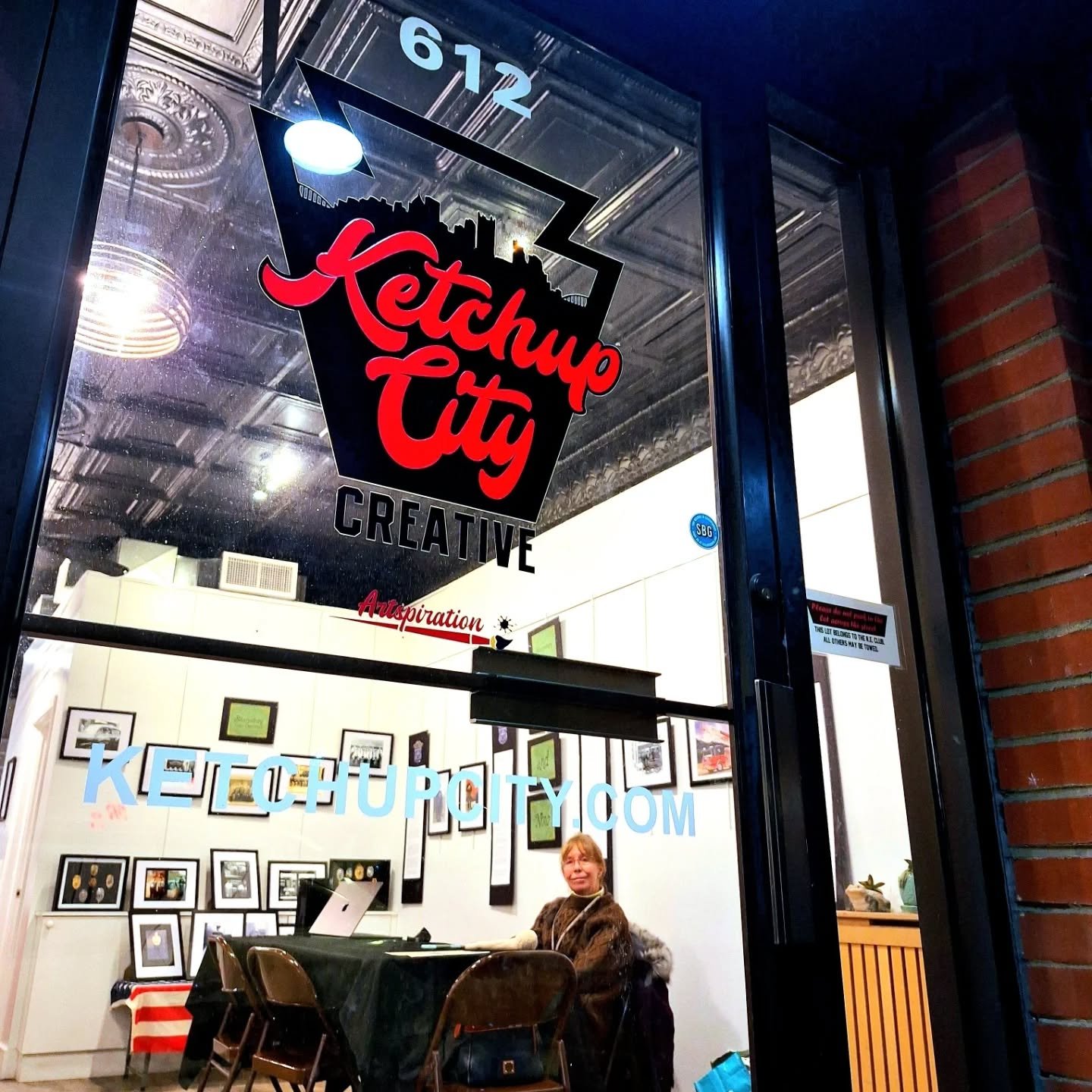 Every weekend in February you can stop by the space and see an amazing display put together by the Sharpsburg Historical Commission about the local police and fire departments. They have put a lot of work into this and they have some great artifacts.