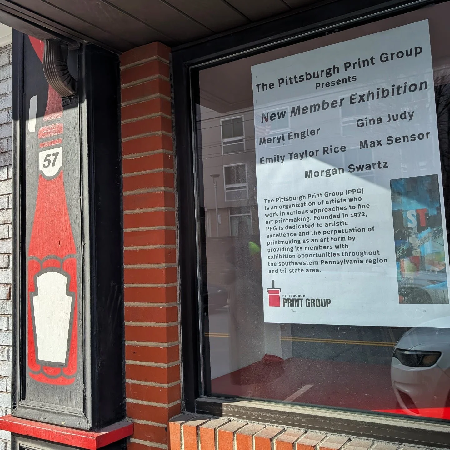 @pittsburghprintgroup 

Join Pittsburgh Print Group at Ketchup City Creative to welcome new members: Meryl Engler, Max Sensor, Emily Taylor Rice, Gina Judy, and Morgan Swartz! 

Opening Reception: Sat, March 14th 6-8PM

Gallery Hours: March 15-21
Wed