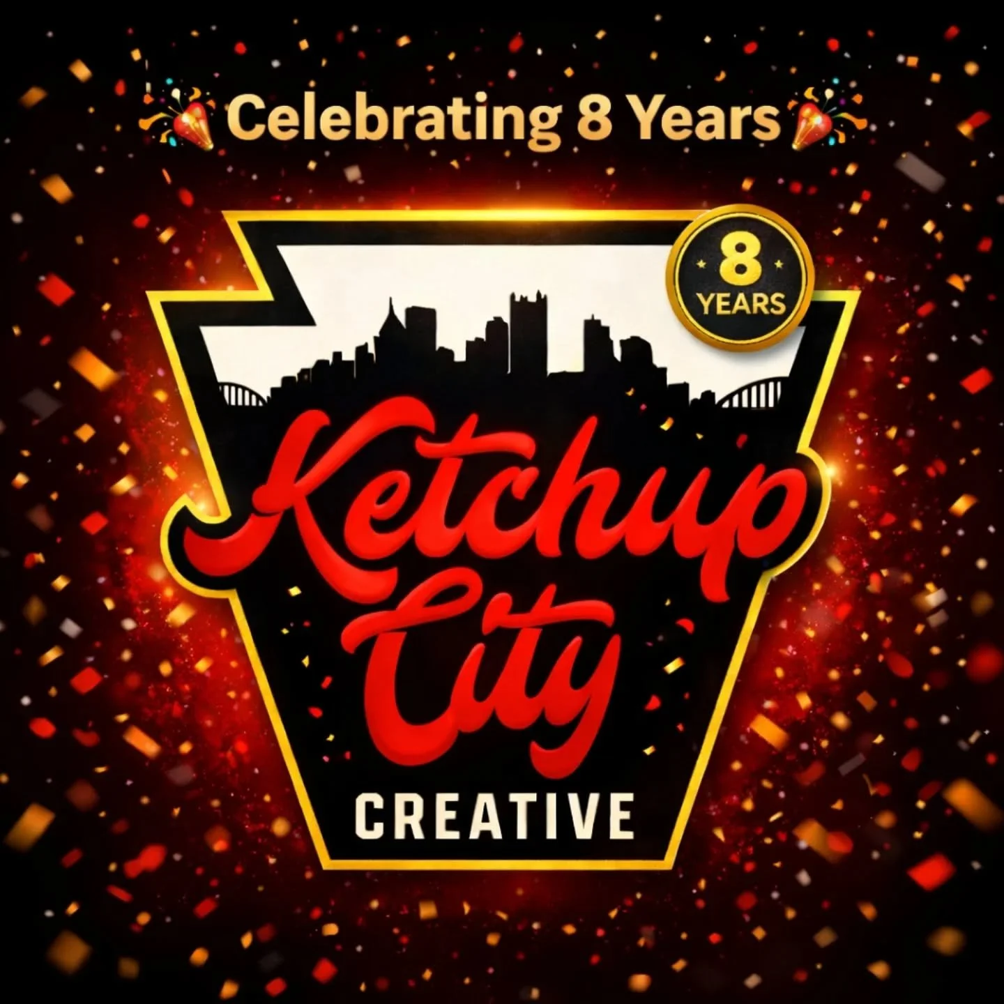 🎉 Celebrating 8 Years of Ketchup City Creative 🎉

What started as an idea has grown into eight amazing years of creativity, community, and collaboration.

We&rsquo;re incredibly grateful for everyone who has supported us along the way!

A special t