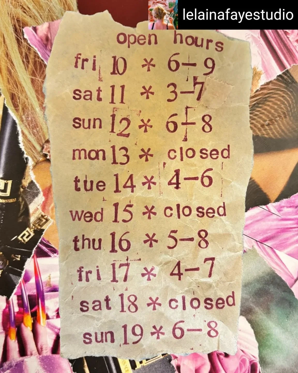 @lelainafayestudio OPEN HOURS for &ldquo;Living Women : art in a world not built for us&rdquo;
These works all feature women, painting by a woman, communicating with mind, body and face. 

ALL NEW PIECES.
FIRST SOLO SHOW IN PITTSBURGH.

WHEN: April 1