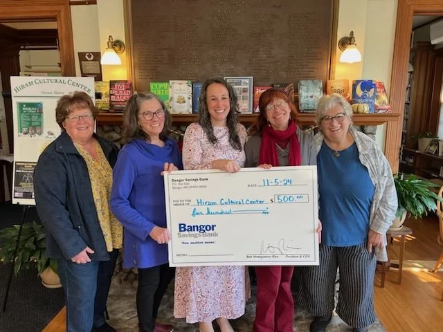 Thanks to Bangor Savings Bank for their support of Holidays in Hiram, a community collaboration with Tear Cap Workshops!