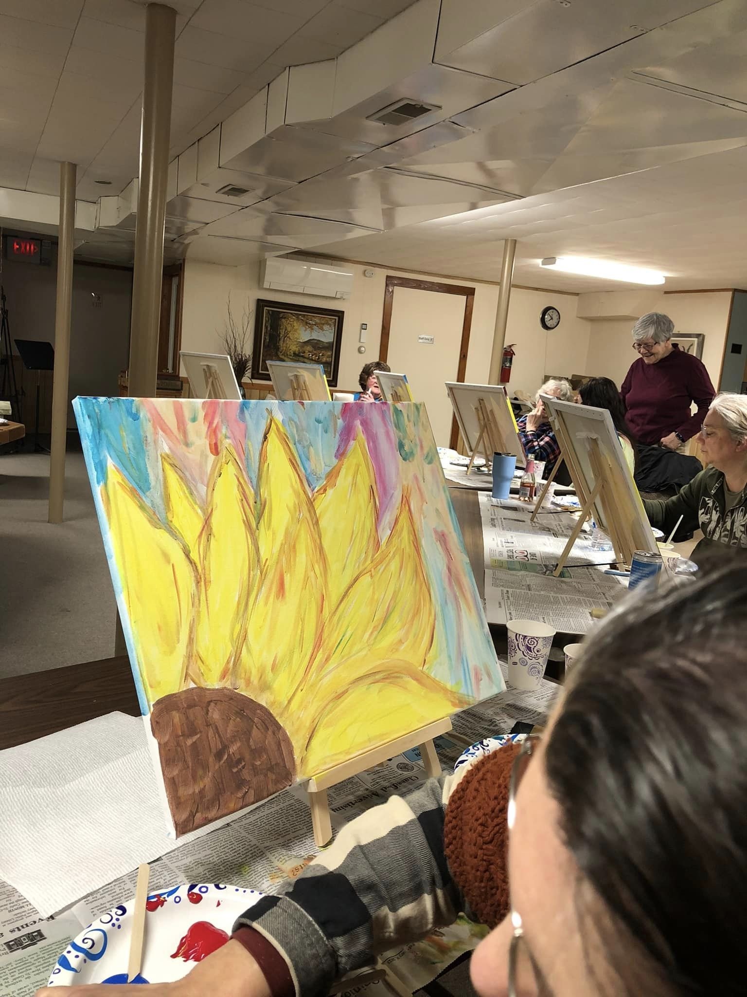 Our first Paint & Sip event