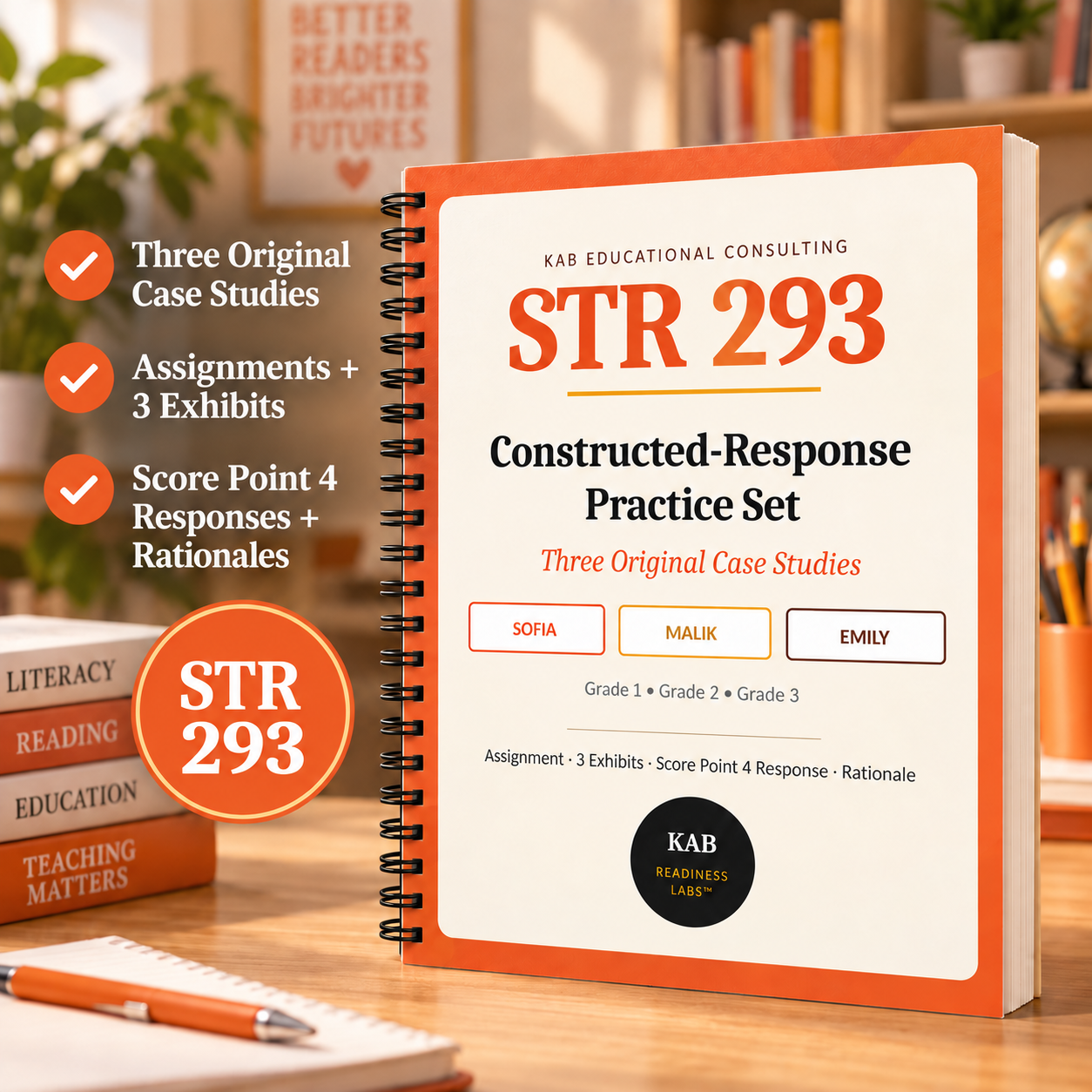 Science of Teaching Reading 293 Constructed-Response Practice Set — 3 Original Case Studies