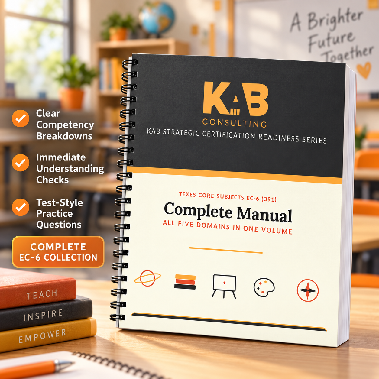 TExES Core Subjects EC-6 (391) — COMPLETE Combined Manual (All 4 Subjects)