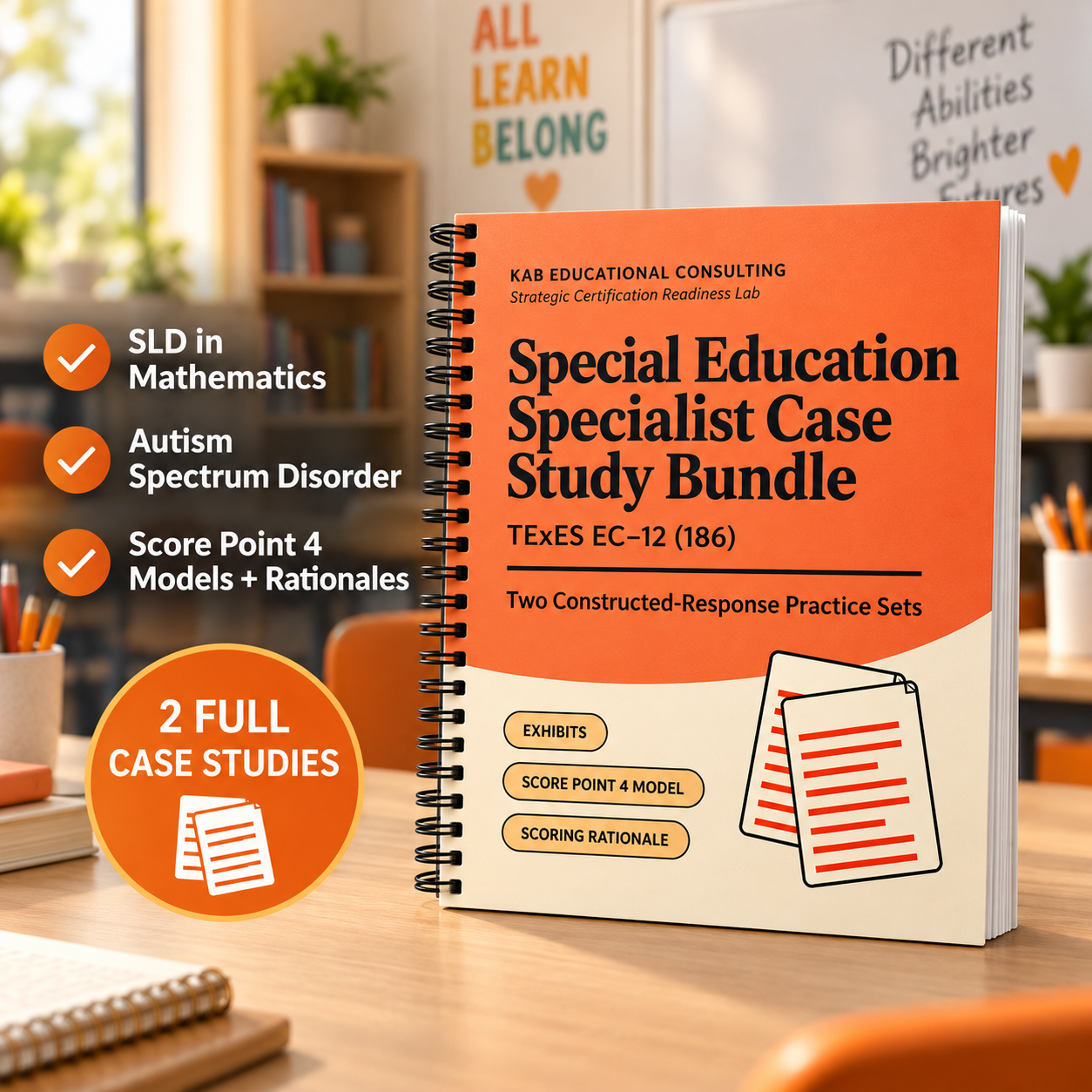 TExES Special Education Specialist (186) — Case Study Bundle (SLD Math + Autism)