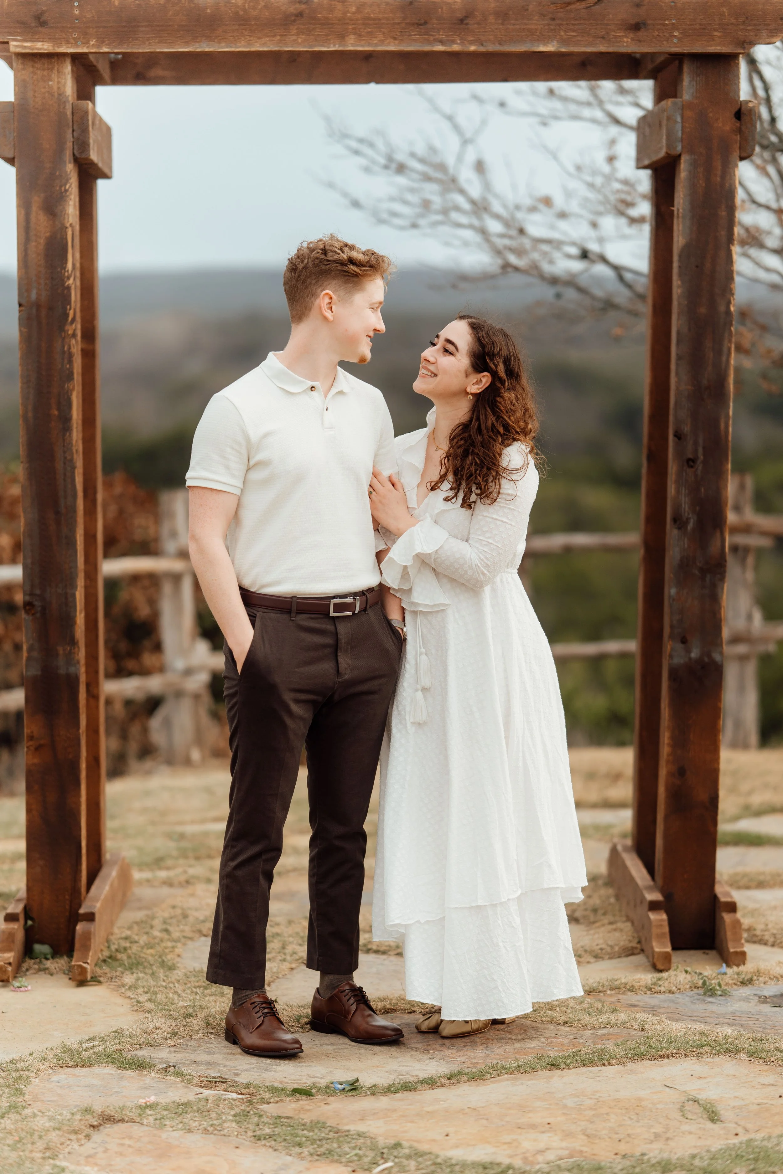 Olivia and Robby engagement photograph 1
