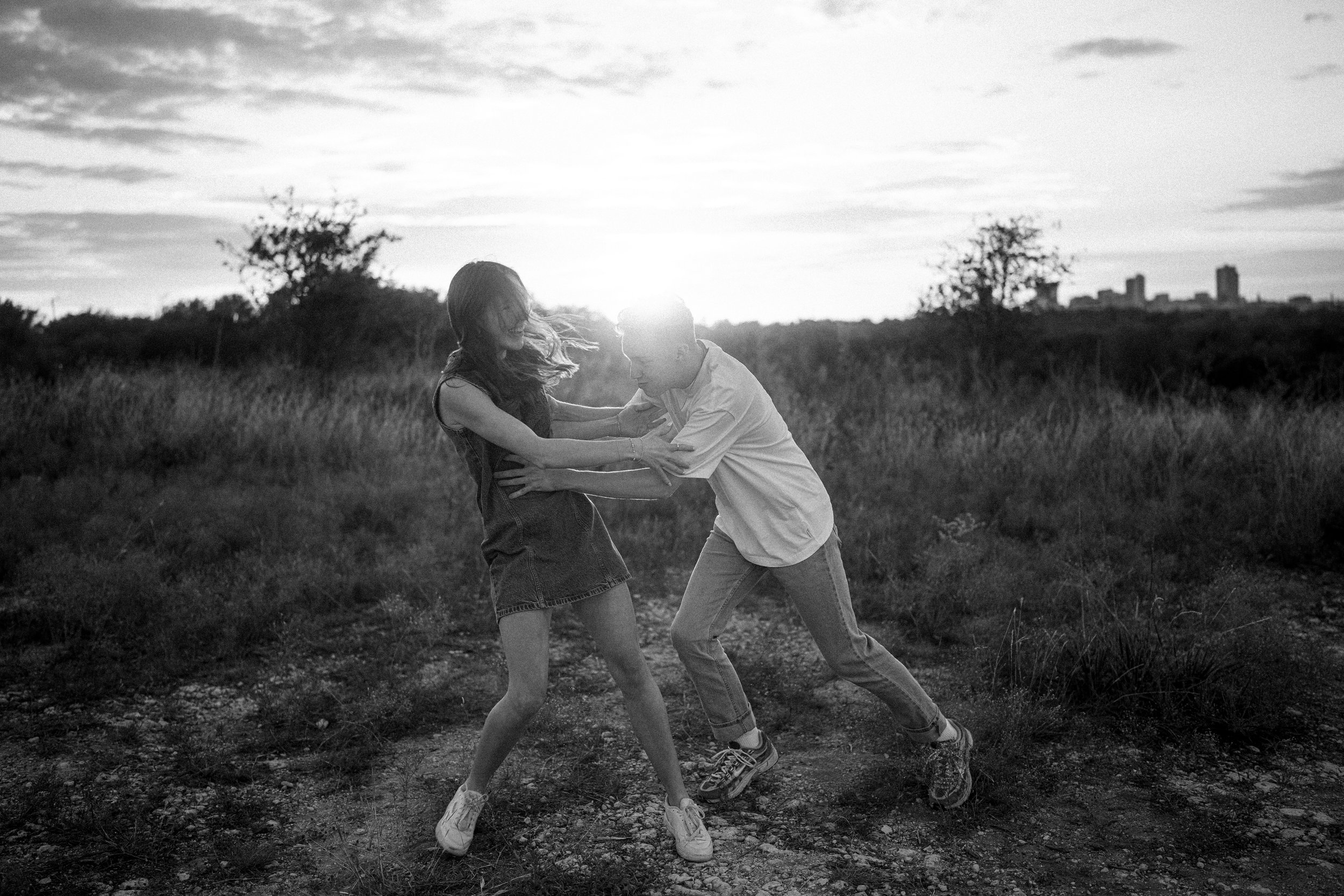 Dalanie and Tate engagement photograph 6