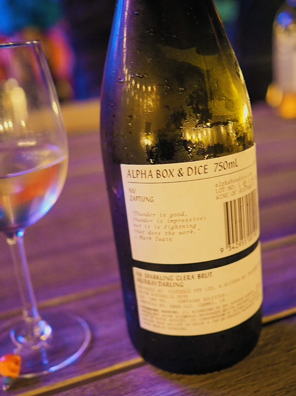 Back of the bottle so we don't forget!