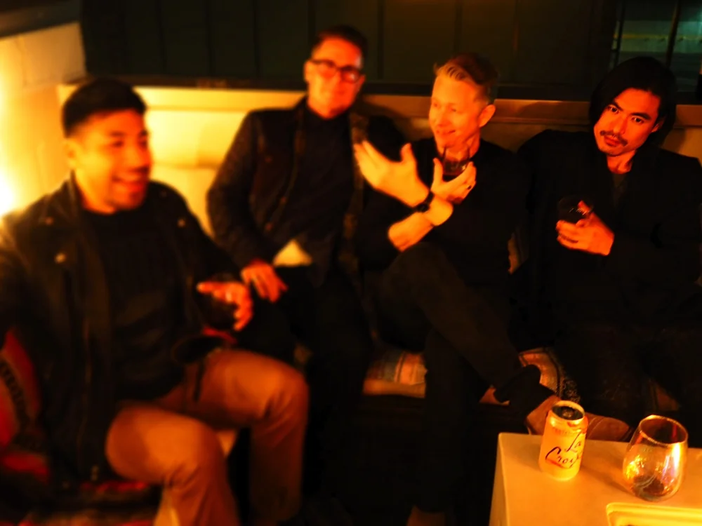 As the night goes on, the photos get blurrier and blurrier....
