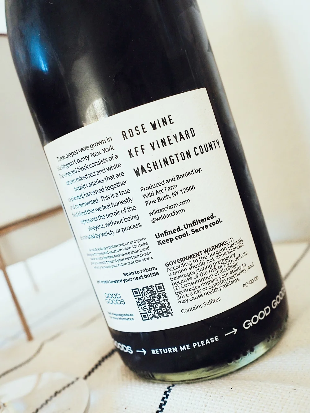 "2020 Amorici Field Blend" Bottle Deets