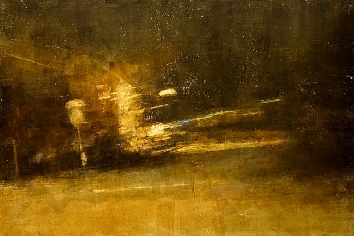 633 Around the Bend II 2024 24x36 cradled panel
