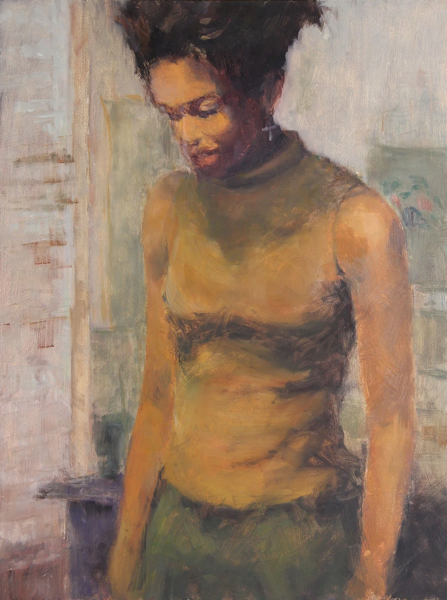PPP natori (Natori Green) 2017 24x18 on cradled panel