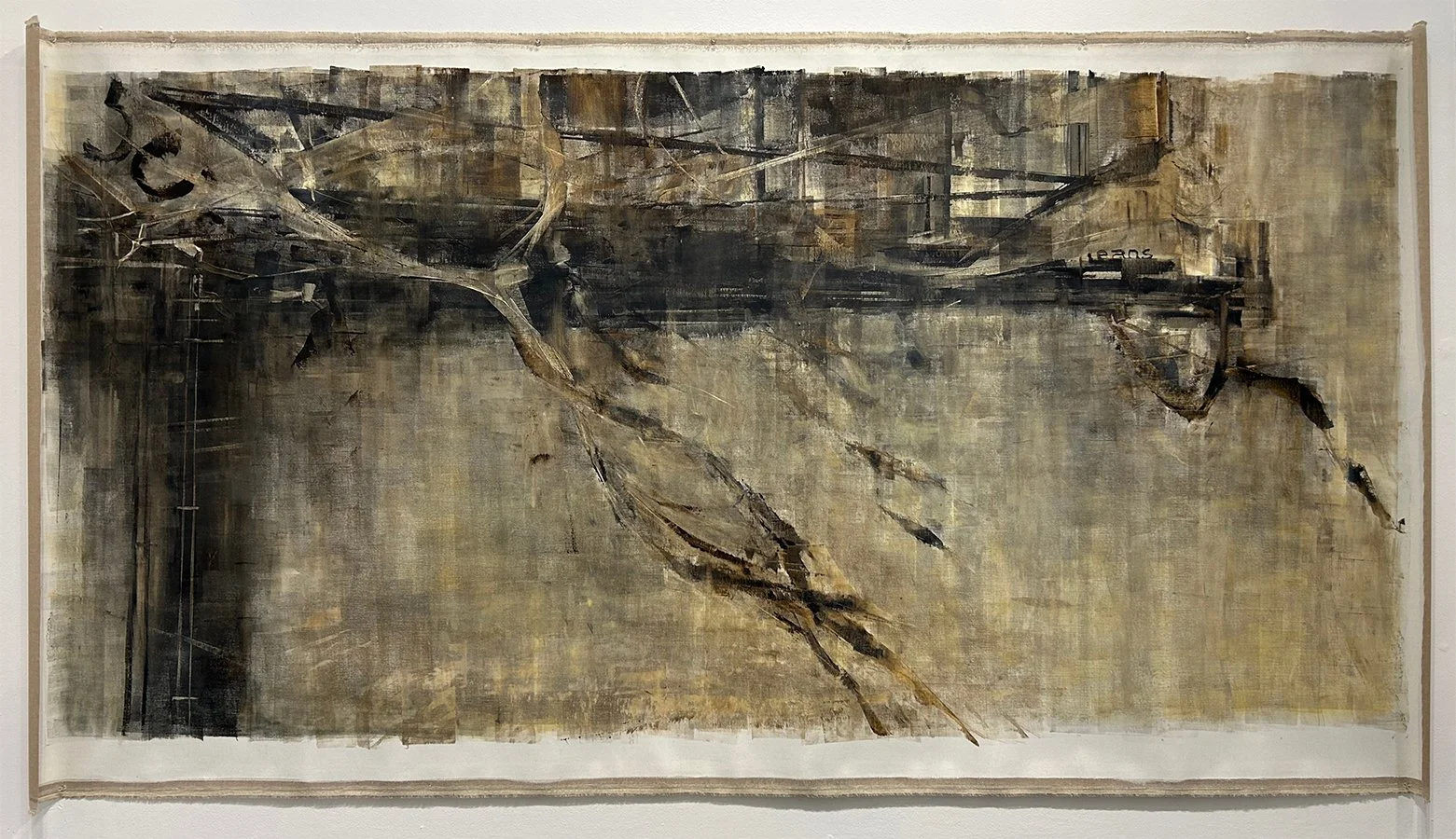 Five-Oh-Leans, 2024, 58"x110", oil on linen