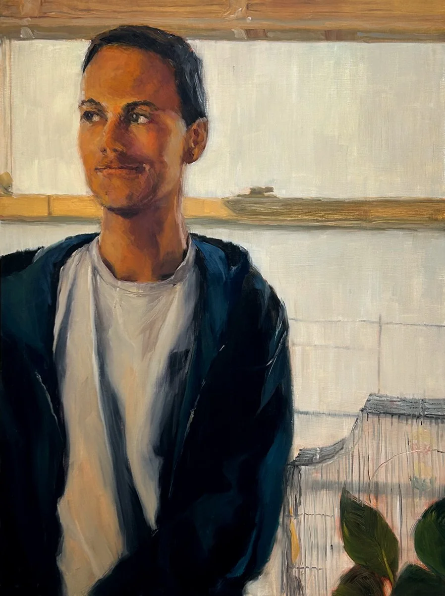 PPP peter 2 (Peter Hoffman) 2017 24x18 on cradled panel