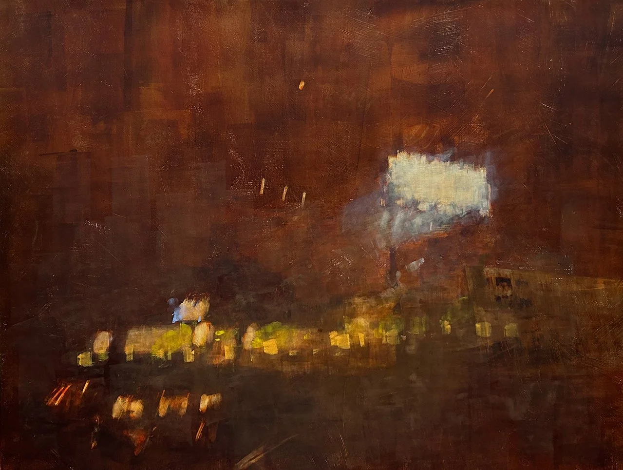 610 Out of Sight 2023 36x48 cradled panel