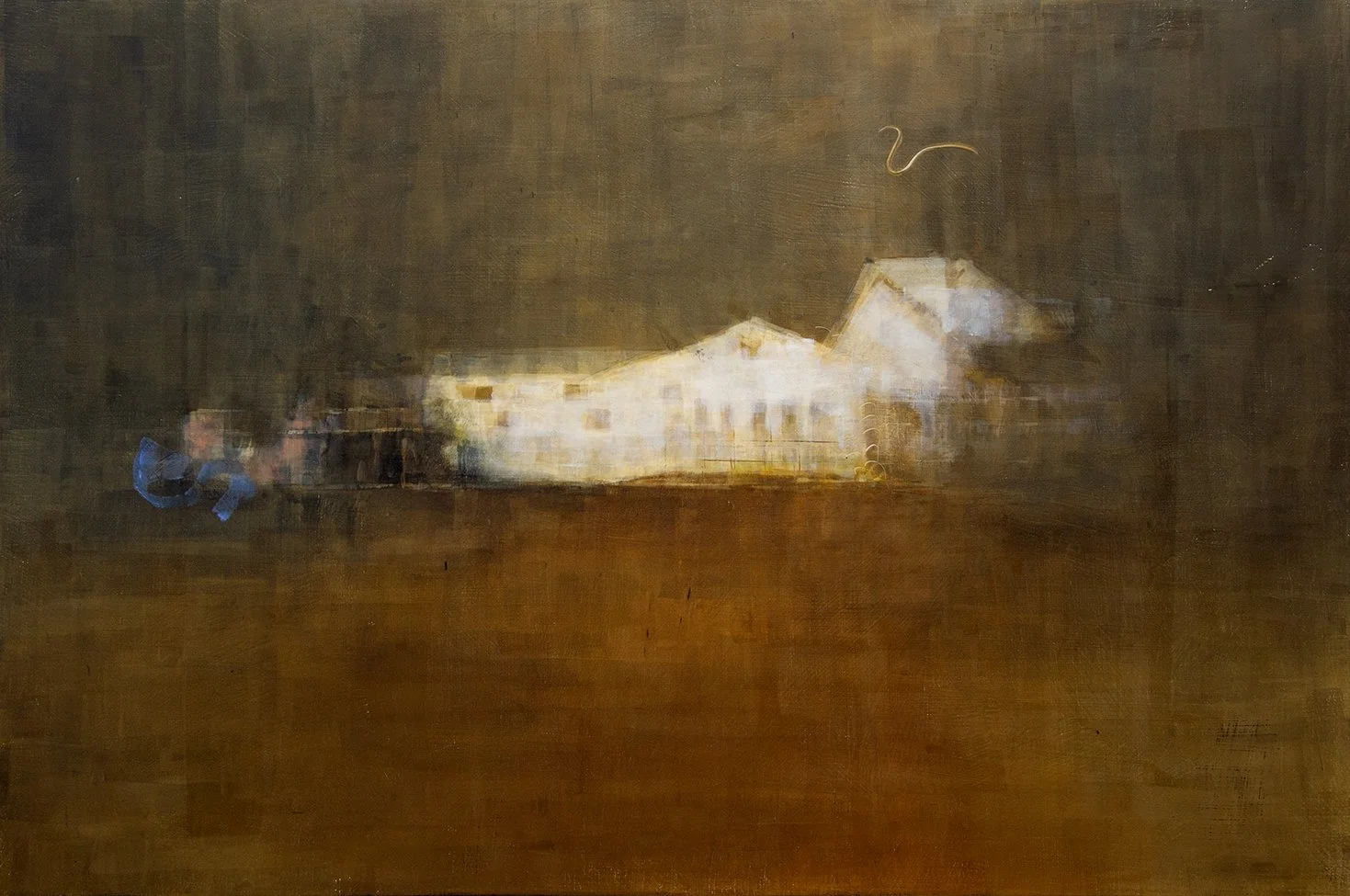 580 Ghosting 2023 24x36 cradled panel
