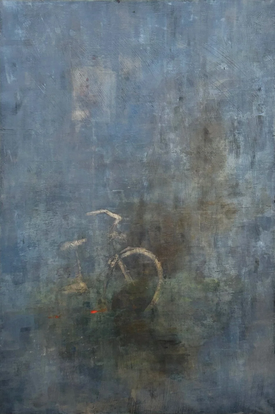 643 Didn’t See You II 2019 36x24 cradled panel