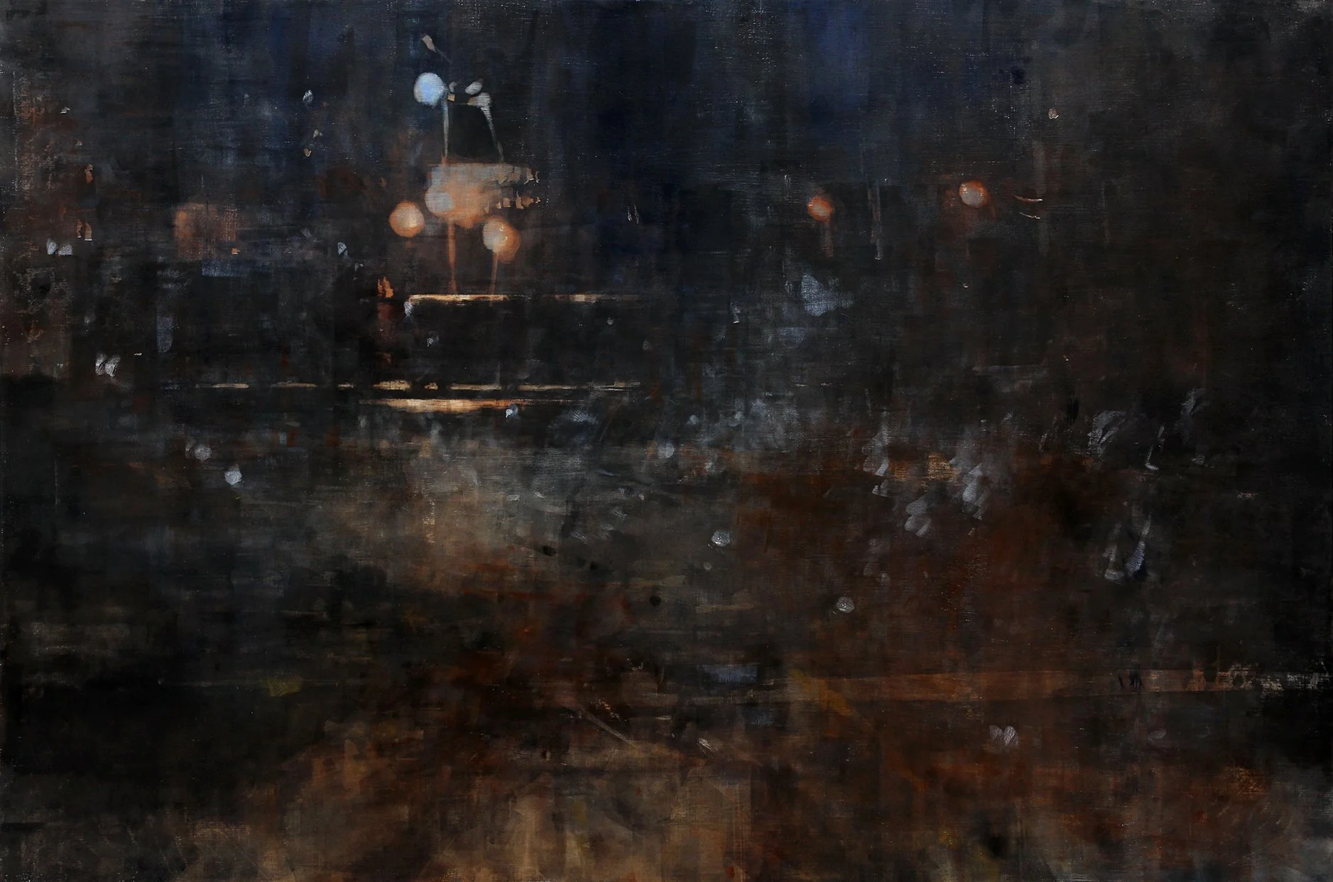 442 Glimmer 2020 32x48 cradled panel