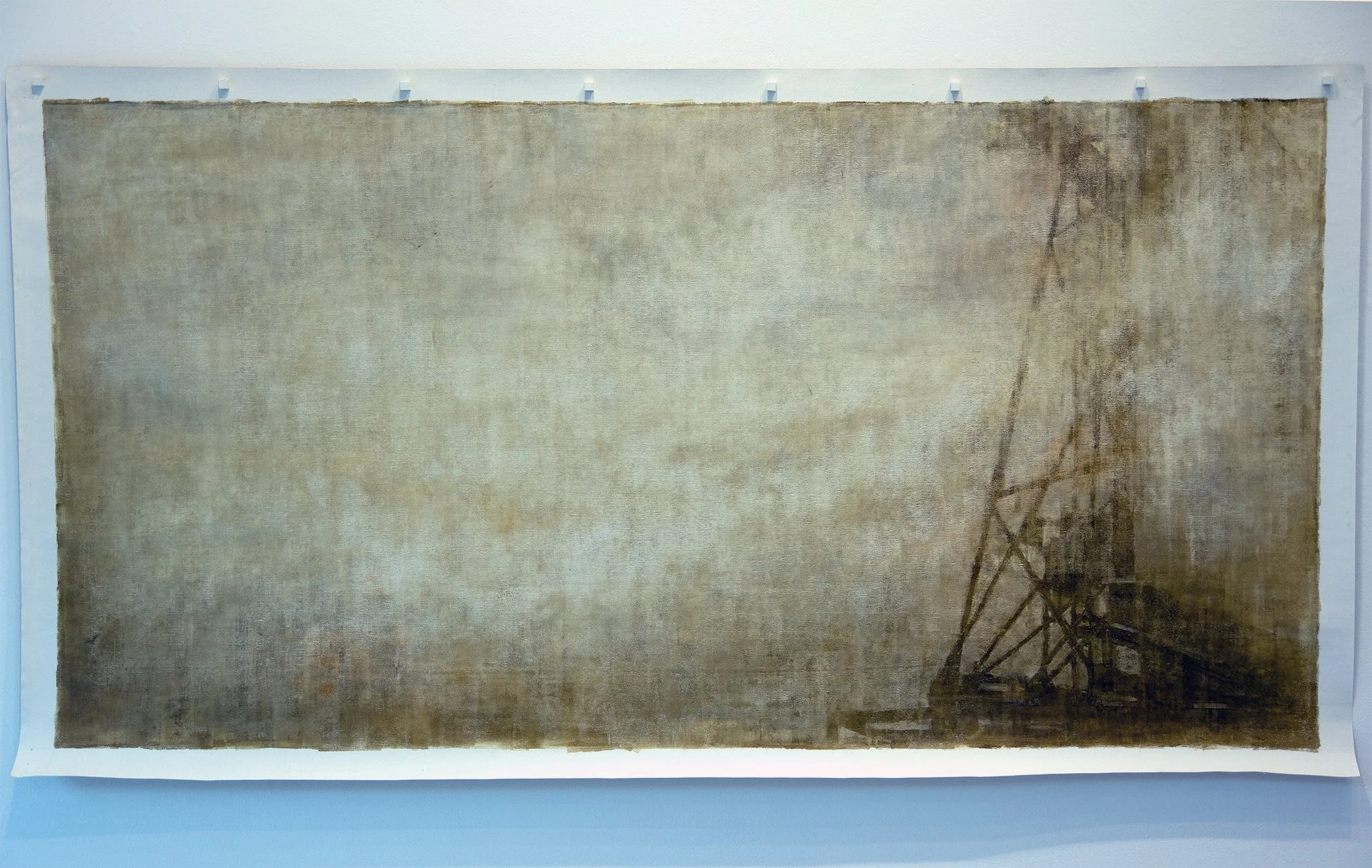 574 Vanishing Billboard 2021 44x81 on linen