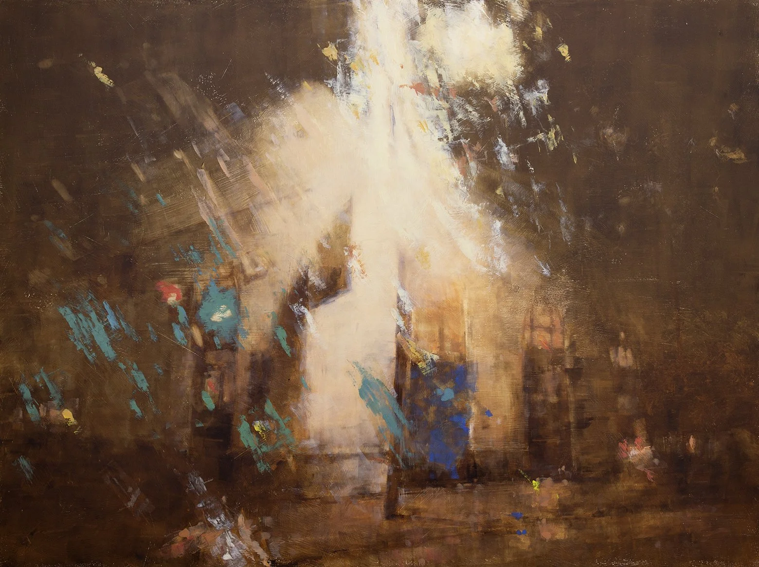 519 After the Storm 2022 36x48 cradled panel