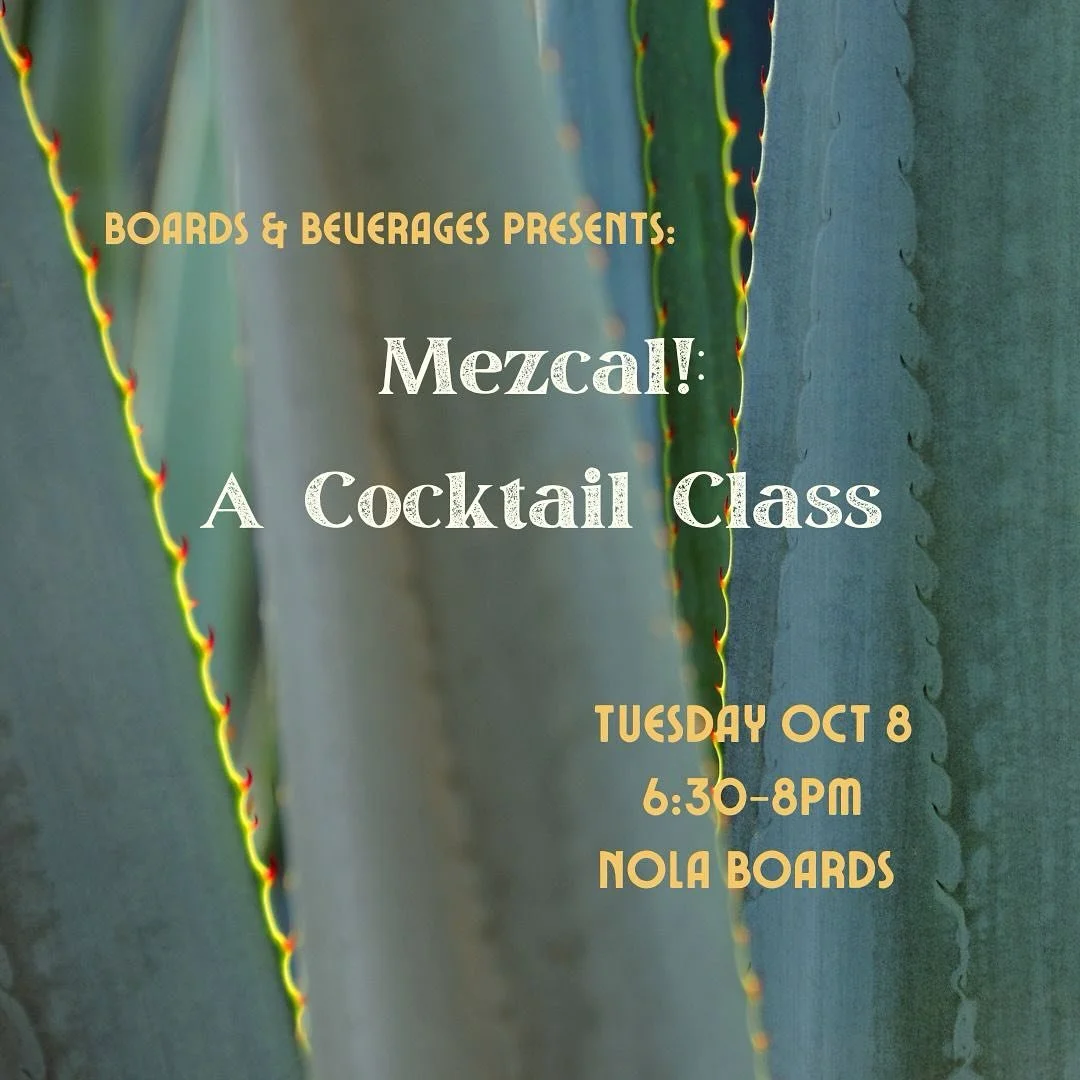 Hey to all my cocktail/spirit nerds out there. Fake fall just happened. That means real fall is just around the corner. Come get ready with a lesson on MEZCAL, tequila&rsquo;s rad cousin. Not all mezcals are a smoke-bomb. Come taste the gentle kiss o