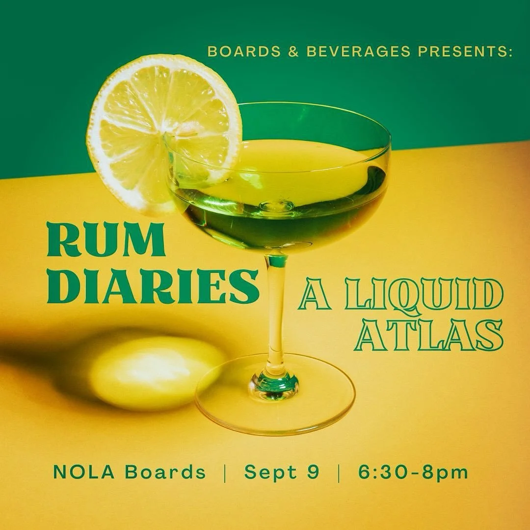 NEWS!!! New season of classes has officially dropped. We&rsquo;re kicking off the nearing of the end of summer (please, God, cool off soon) with RUM! Not Tiki, but classically-styled, beautiful rum cocktails showing off the diversity of rum from arou