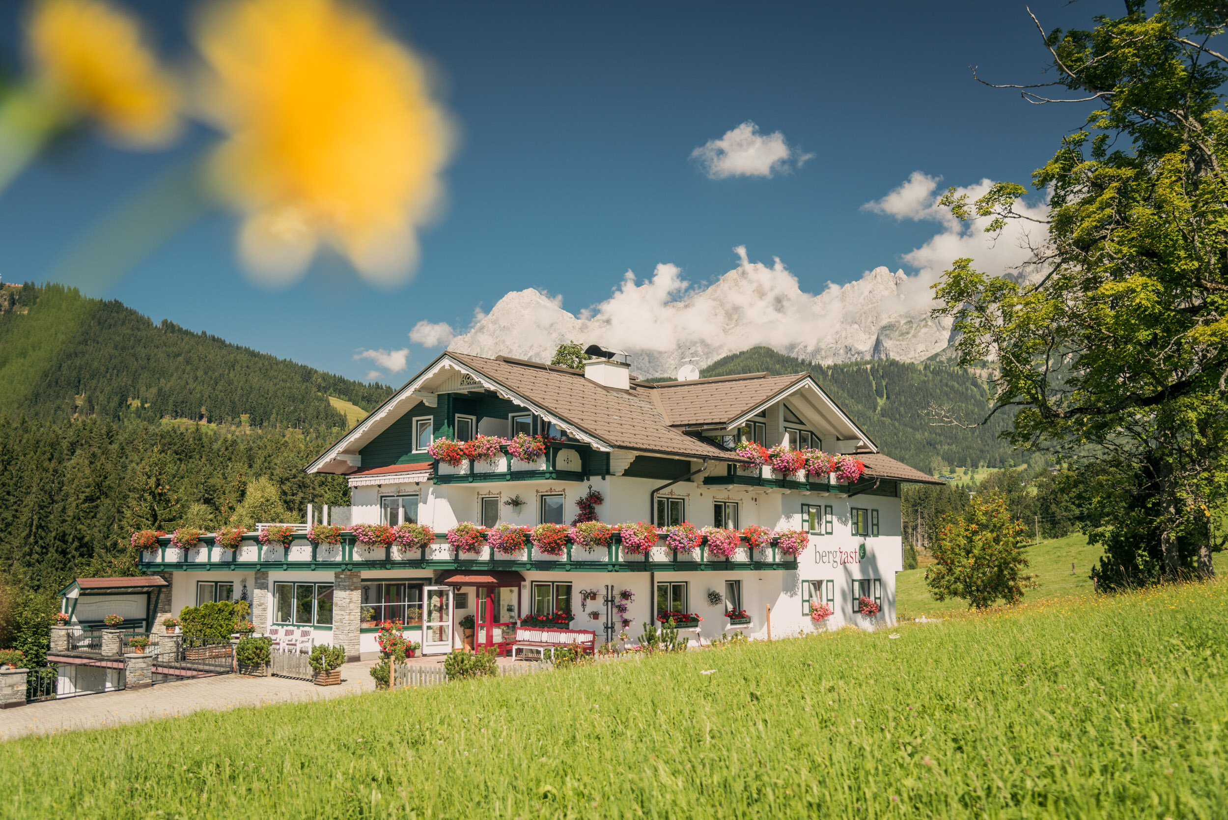 Landhaus Bergrast, Sonnige Ferienwohnung in Ramsau am dachstein mit Sauna