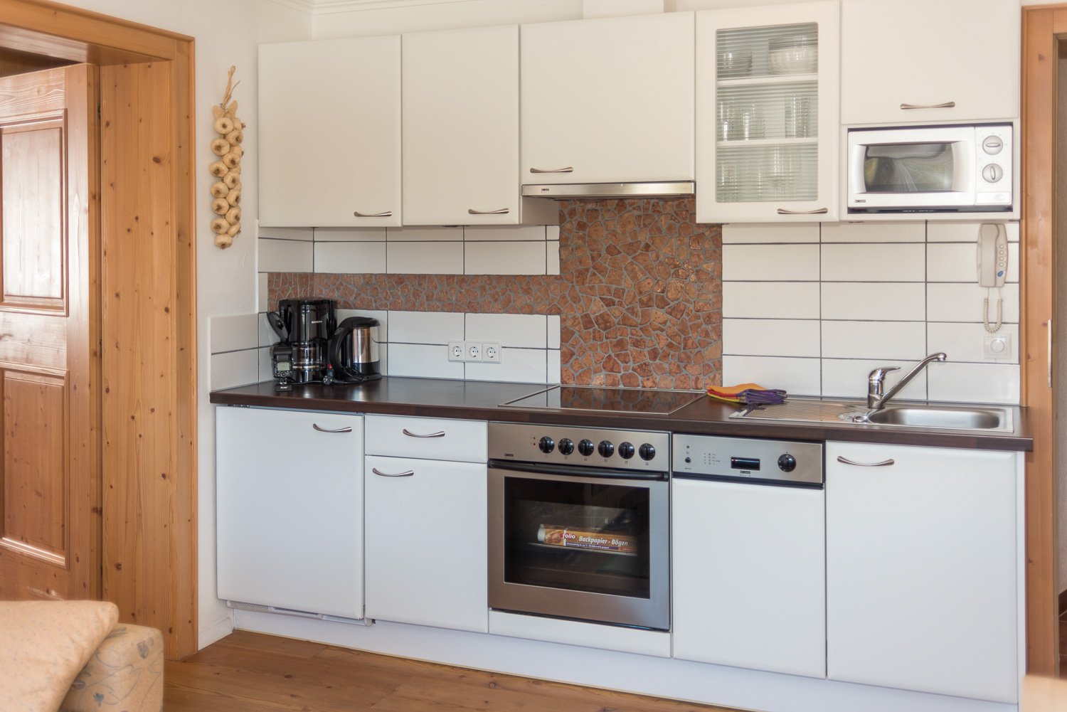 Ferienapartment mit Zusatzbett, Küche