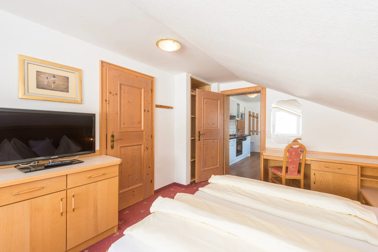 Schlafzimmer im Feriennapartment