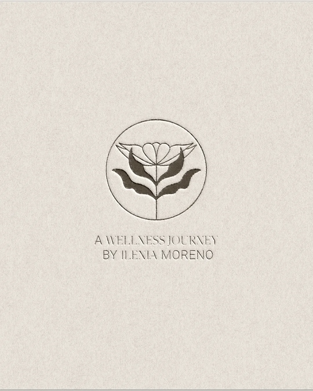 Logo architecture 🏗️✨
for @radiantliving.im 
⁣
The brand mark is a hand-drawn interpretation of a lotus flower, soft, feminine, and thoughtfully unique. Designed to move away from overused yoga visuals, it brings a sense of fluidity through wavy, or