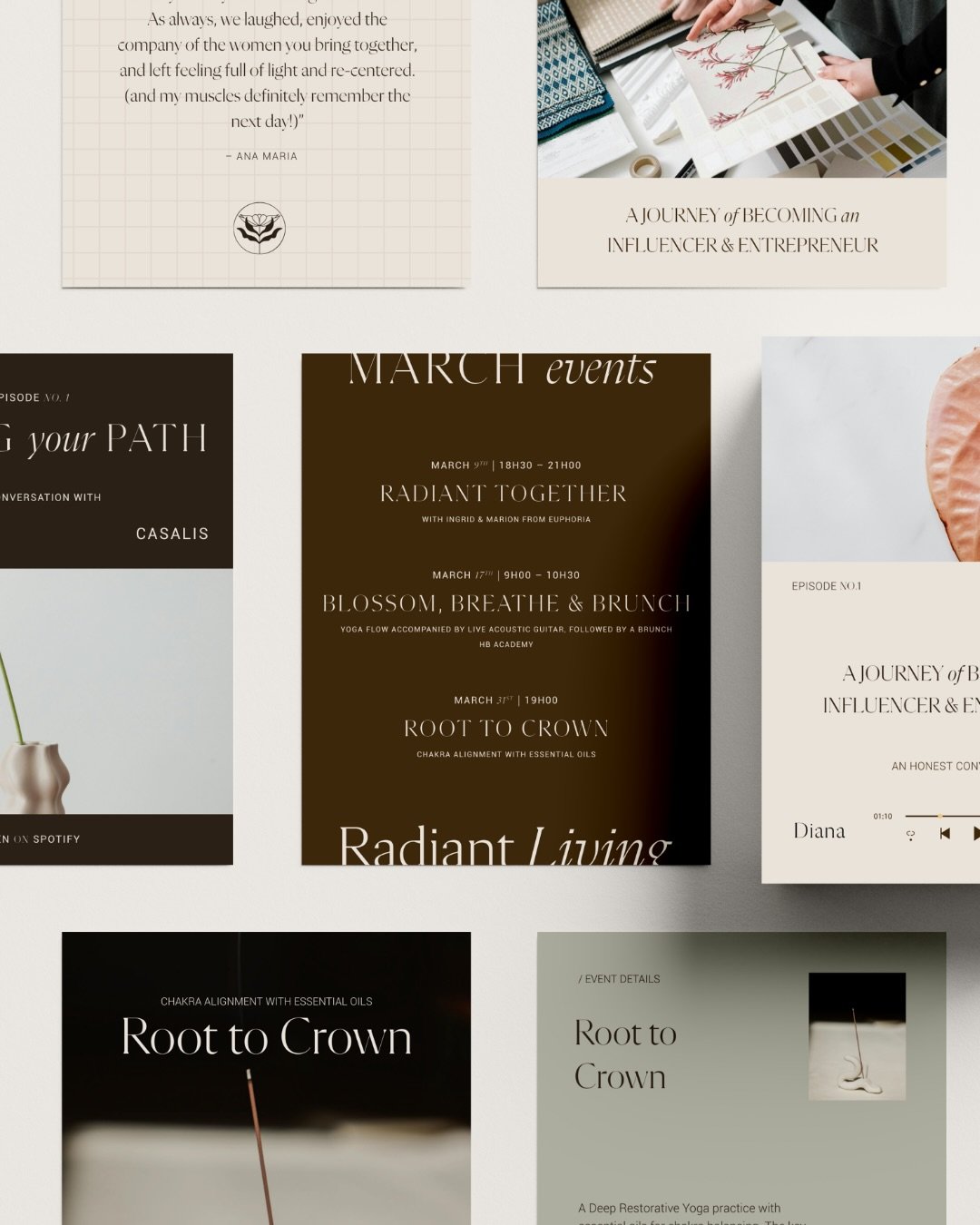 Keep your brand strong, even after launch.

One of the biggest challenges we see with past clients is maintaining visual clarity and coherence over time. That&rsquo;s why Studio Dr&ouml;m offers Social Media Design &amp; Templates, a system designed 