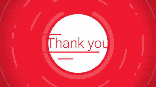 Thank you motion design