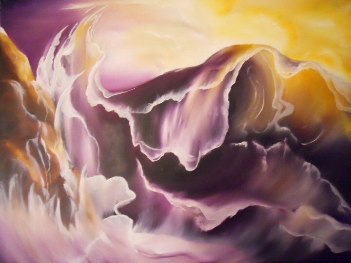 "Aurora" | 2009 | Acrylic on Canvas | 36" x 48"