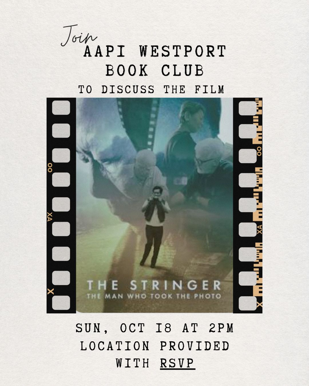AAPI Westport Book Club: The Stringer