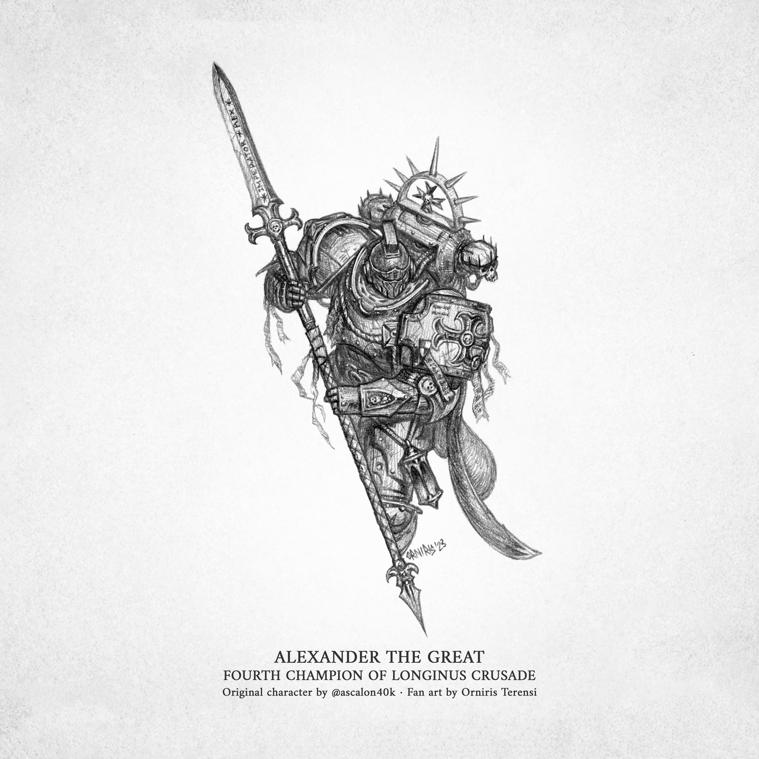Orniris Terensi - Irahsac Natanth, Aeldari - Warhammer 40,000 Fan Art