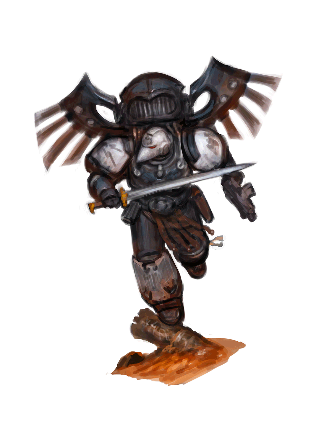 Warhammer-The-Horus-Heresy-Fan-Art-Orniris-Terensi-Space-Marines-Raven-Guard-Velox-Atratus-Process.gif