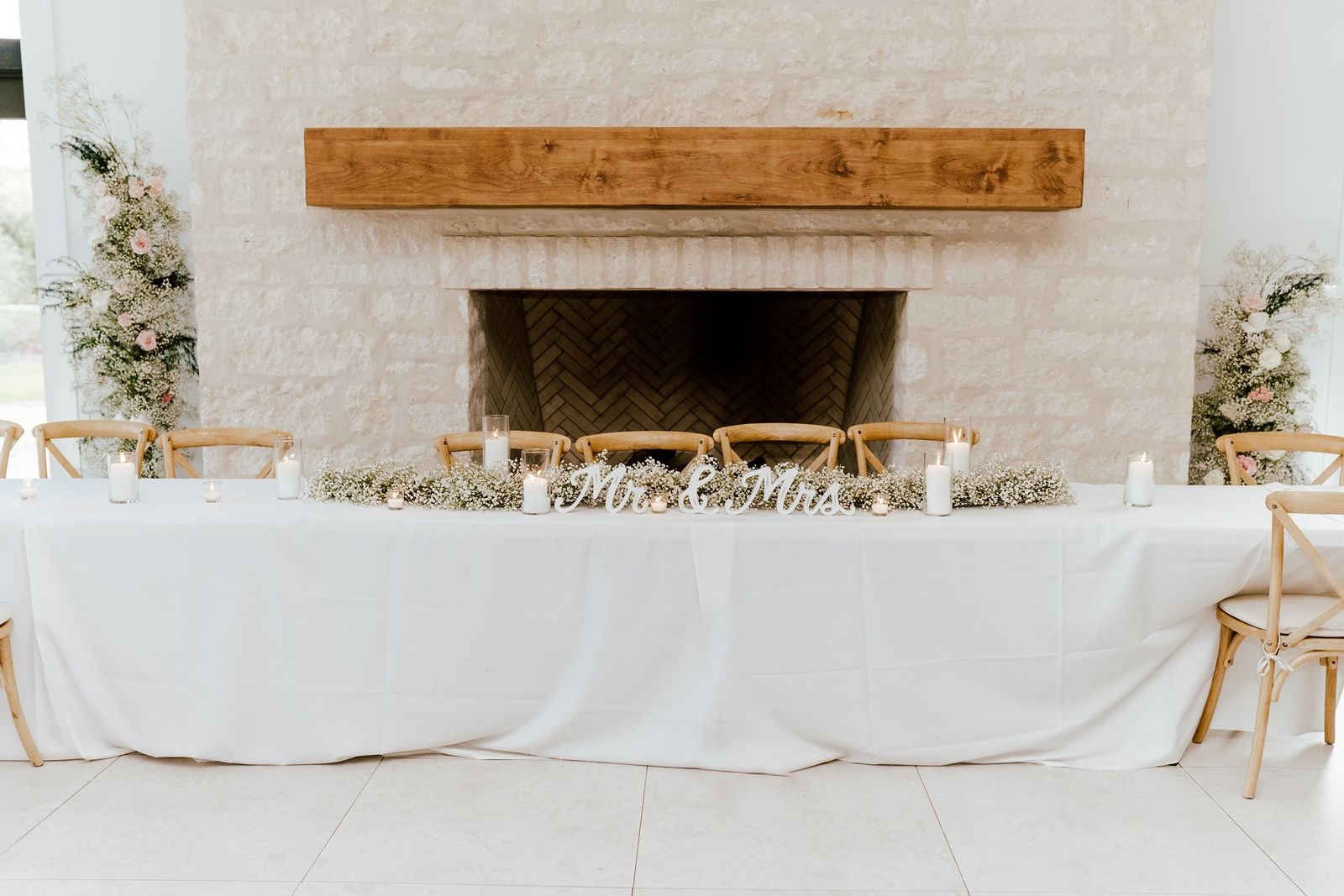 The-Preserve-at-Canyon-Lake-Wedding-Fire-place