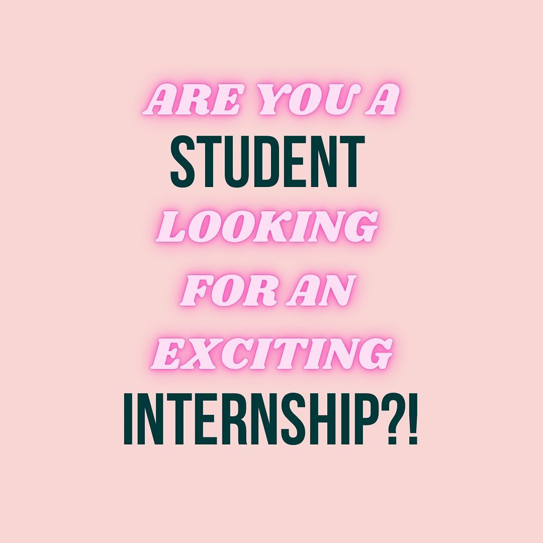 Do you want to be part of a female led startup that&rsquo;s building a community of empowered women from all over the world?!
We are looking for a;
⭐️ Social Media Intern
⭐️ Pr &amp; Events Intern
If this is you, please send your CV &amp; cover lette