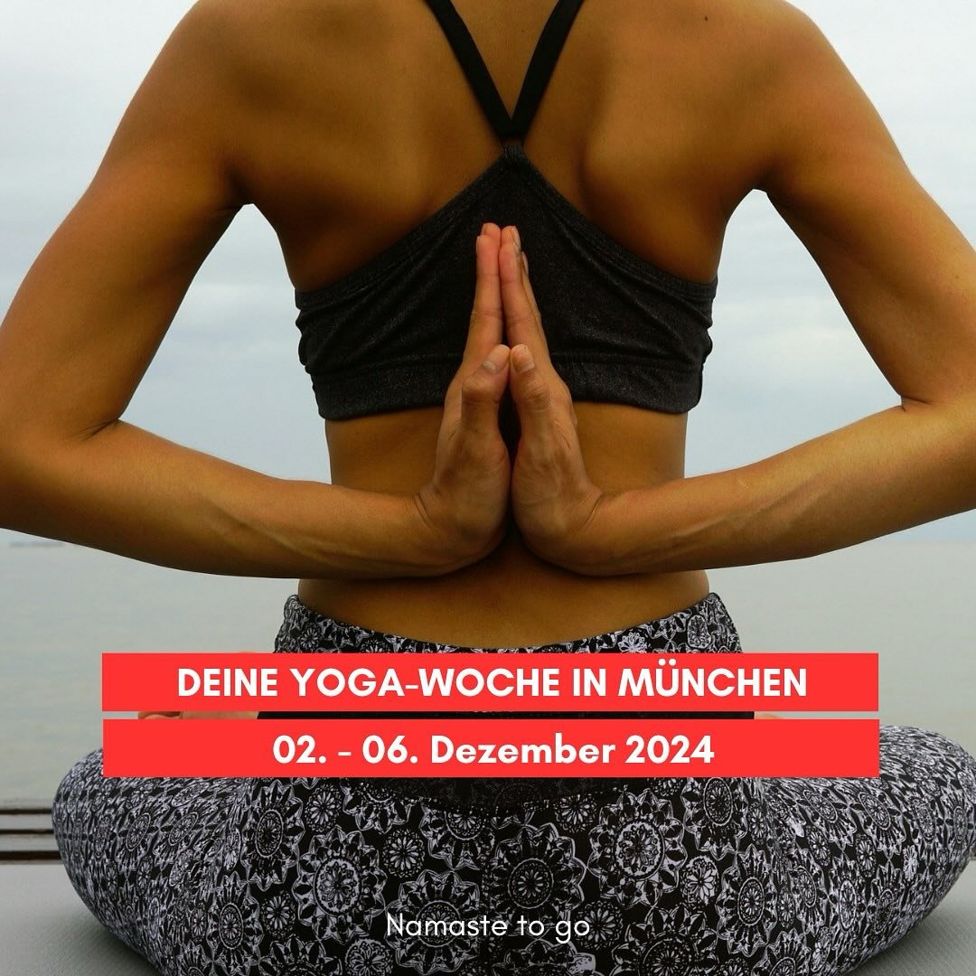 Und so schnell ist Dezember! 
Damit ihr vor den Weihnachsfeiertagen noch ein bisschen Ruhe und Bewegung bekommt, haben wir euch die Highlights der Woche rausgesucht.

Die Links zur Anmeldung findet ihr in der Story, die Locations und Teacher sind in 