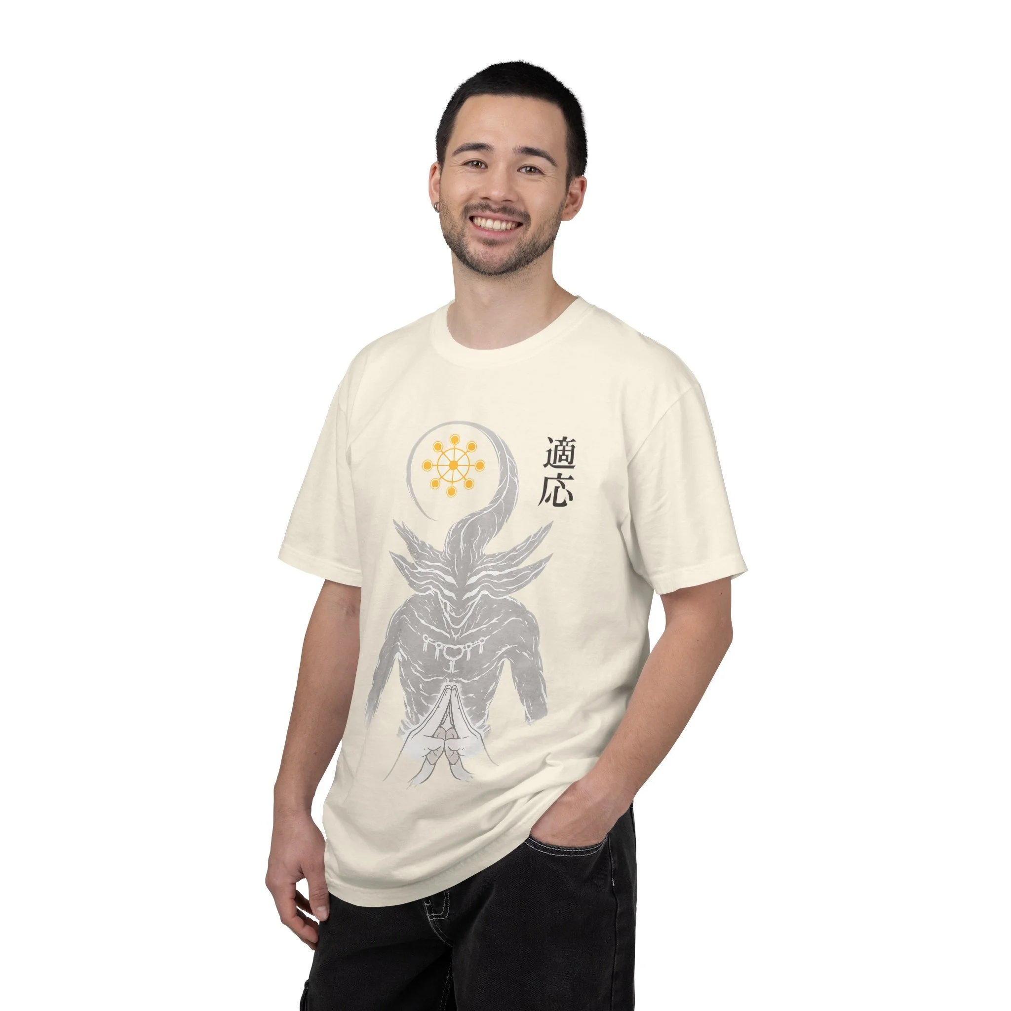 Demon sigil T-Shirt | Japanese “Adapt” Kanji Graphic Tee
