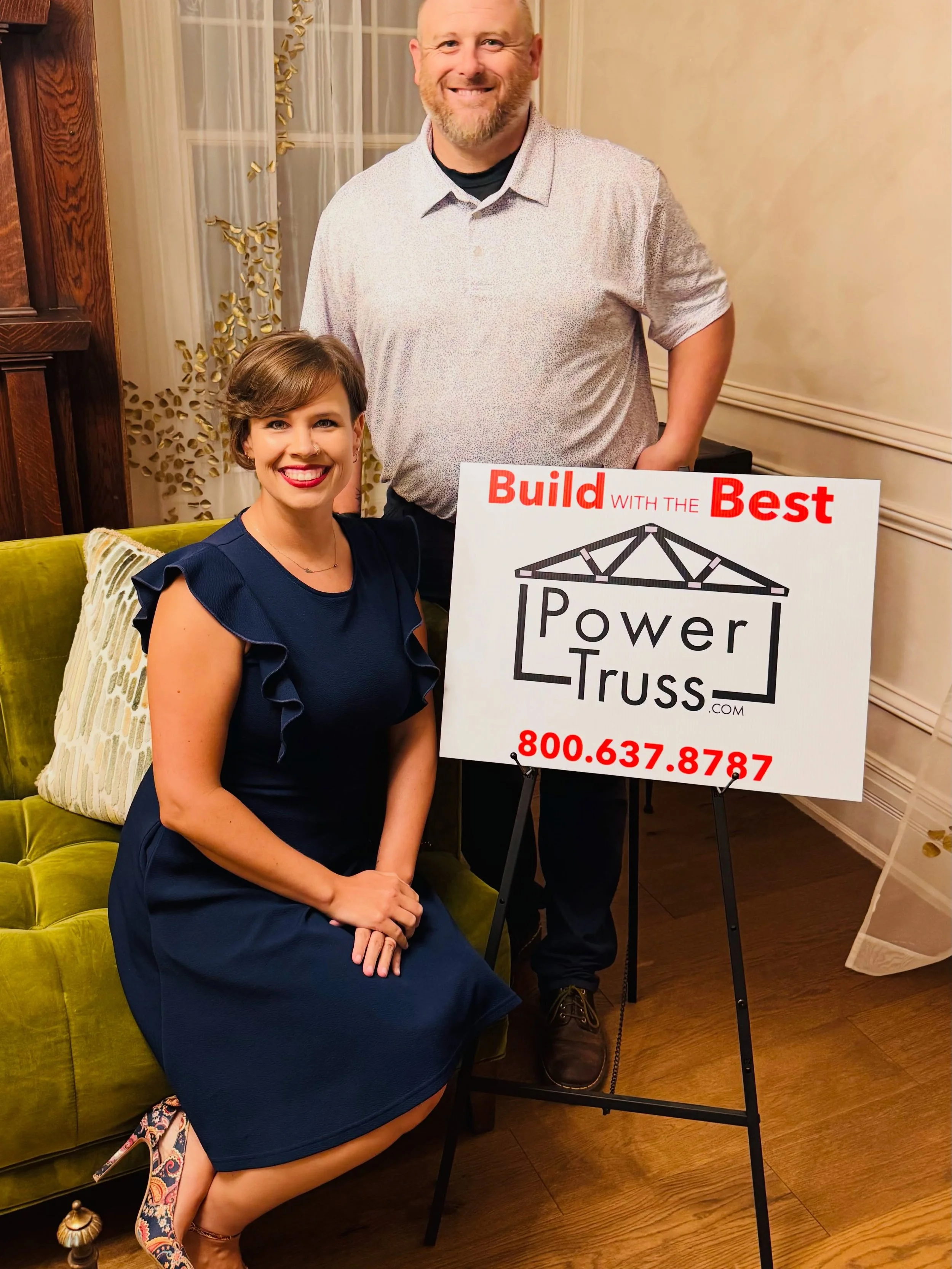 Kaitlyn Pickens, thank you for beautifully and professionally representing Power Truss at the Mayfield/Graves County Chamber dinner. We are incredibly thankful to have you on our team!!!❤️