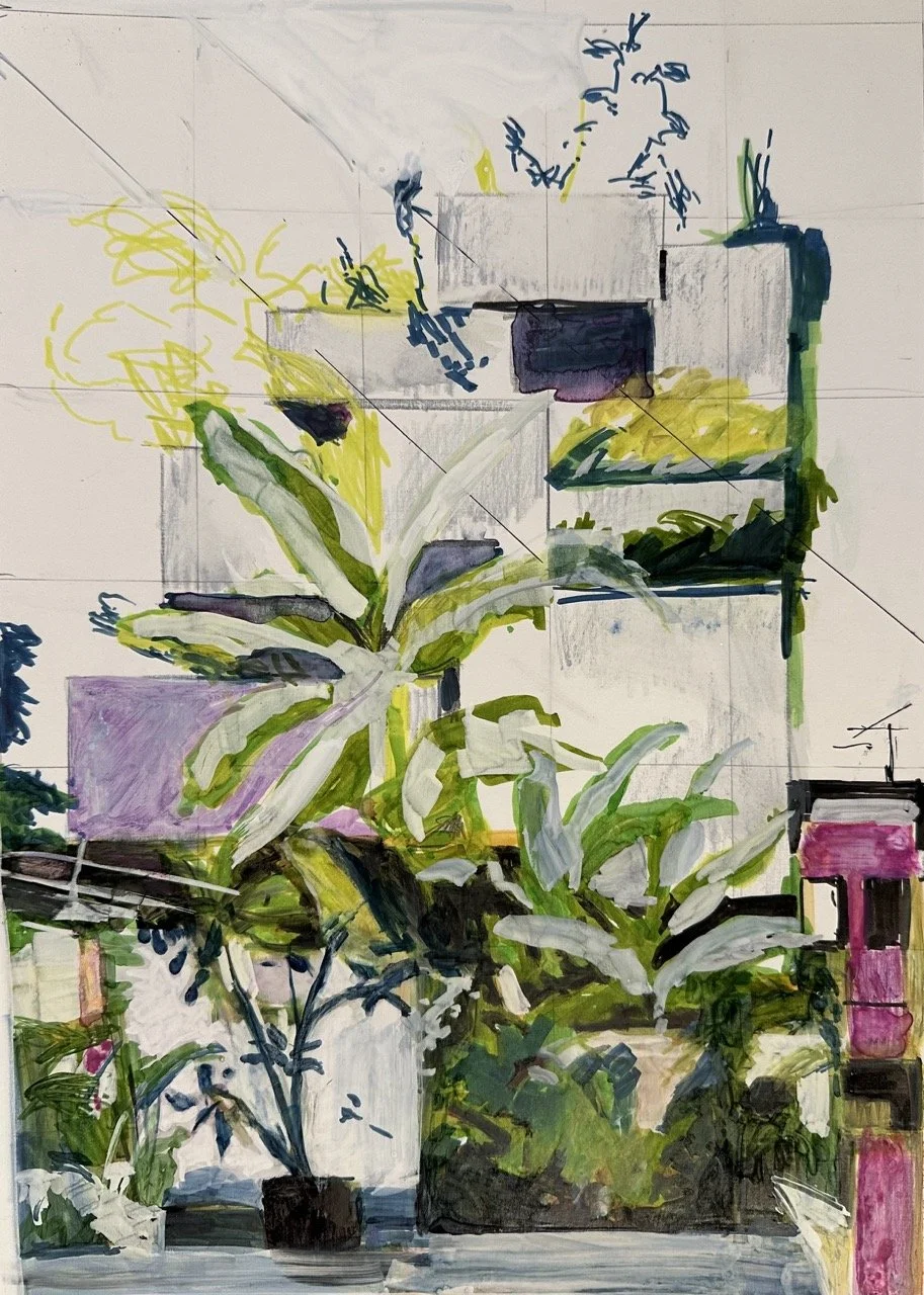 Study for Disorder #1, 2026 (ink on paper, 12" x 16")
