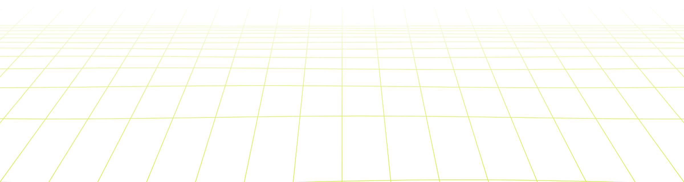A digital 3D wireframe landscape with yellow grid lines on a transparent background